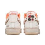 Orange Beige Christmas Xmas Gift Sneakers Custom Air Force 1