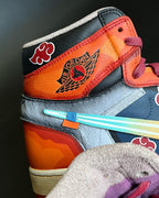 Orange Purple Blue Red Cloud Custom Air Jordan 1