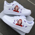 Cartoon Role Red Purple Custom Air Force 1