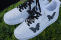 White Blue Butterfly Custom Air Force 1