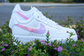 Purple Pink Gradietn Swoosh White Custom Air Joran 1