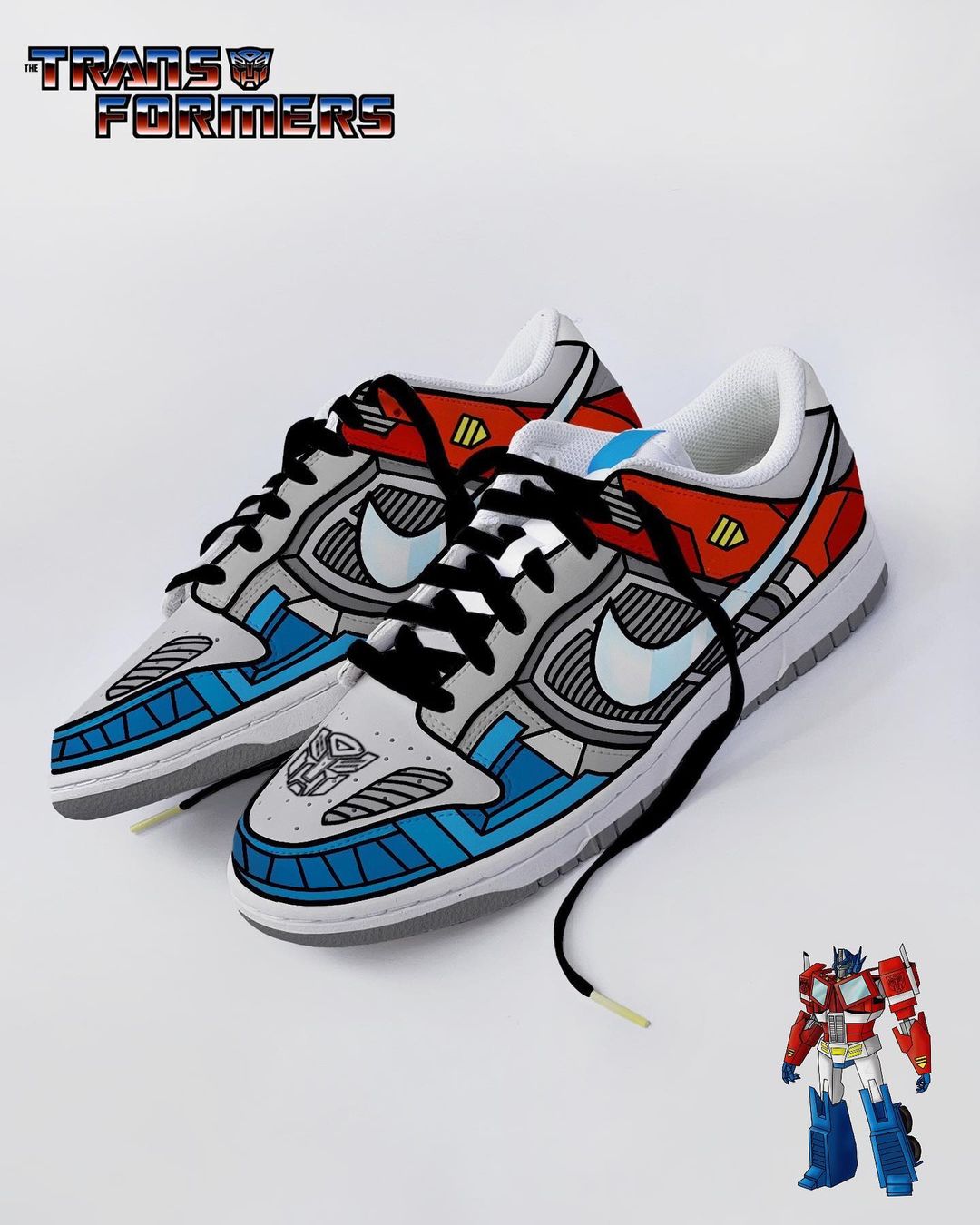 Cartoon Blue Purpie Orange Black Green Custom Air Force 1