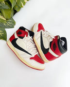 Red Black White Custom Air Jordan 1