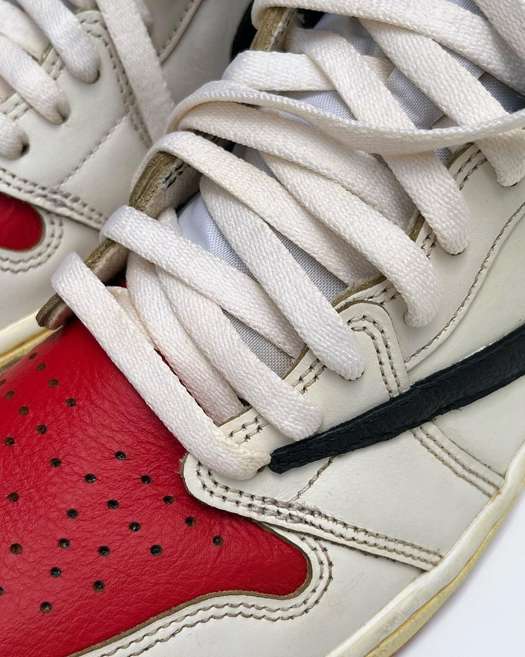 Red Black White Custom Air Jordan 1
