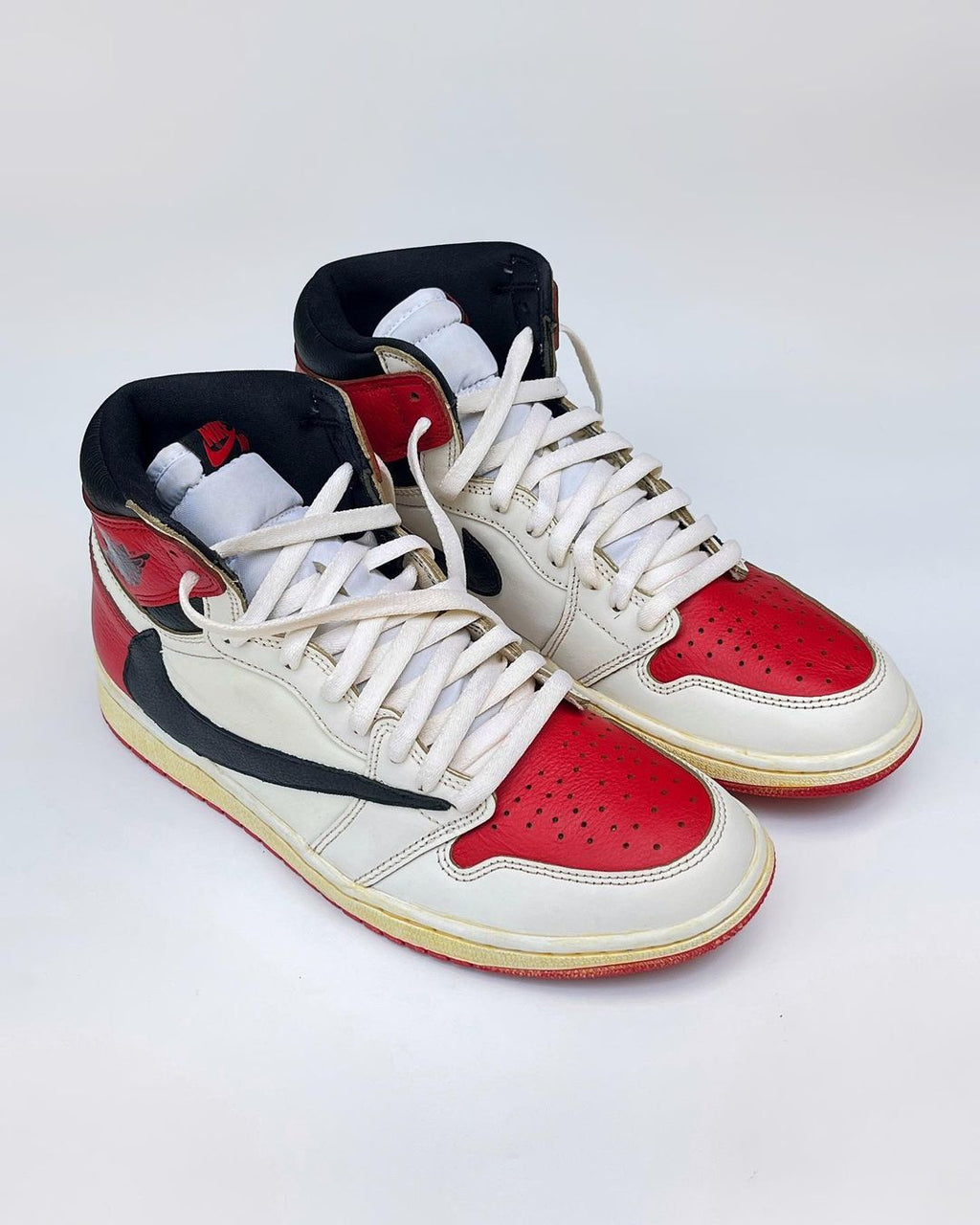 Red Black White Custom Air Jordan 1