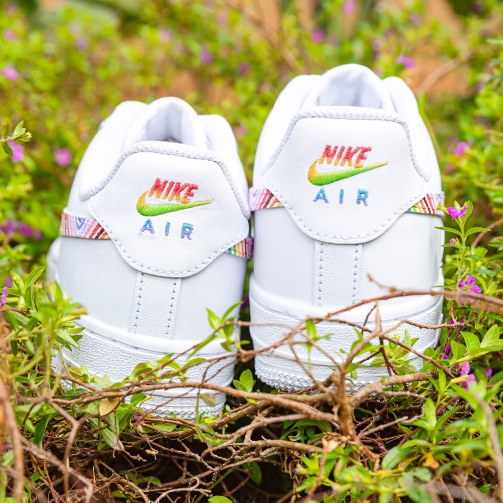 Rainbow Swirl Custom Air Force 1
