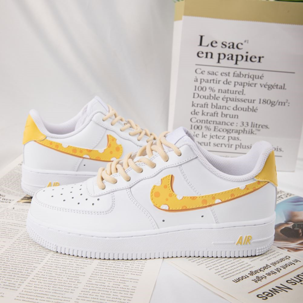 Yellow Cheese Custom Air Force 1