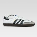Vintage Black White Gray Custom Adidas Samba
