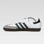 Vintage Black White Gray Custom Adidas Samba