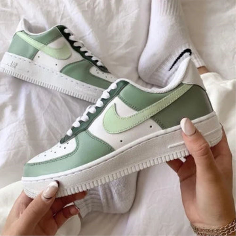 Sage Green Custom Air Force 1