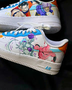 Cartoon Role Orange Blue Green White Custom Air Force 1