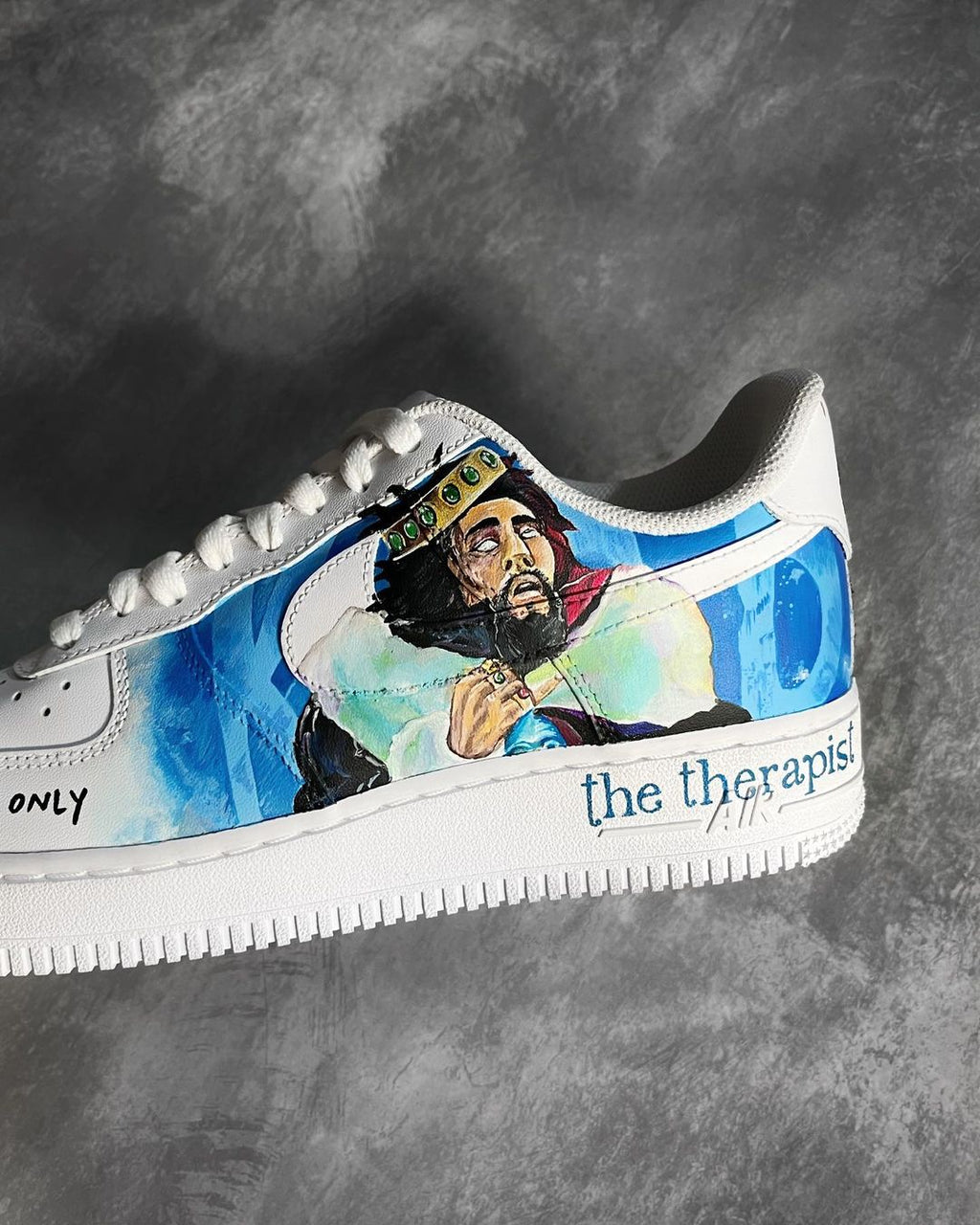 Cartoon Role Blue Red Custom Air Force 1
