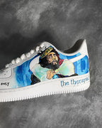 Cartoon Role Blue Red Custom Air Force 1