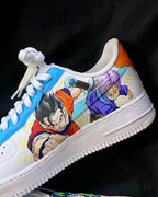 Cartoon Role Orange Blue Green White Custom Air Force 1