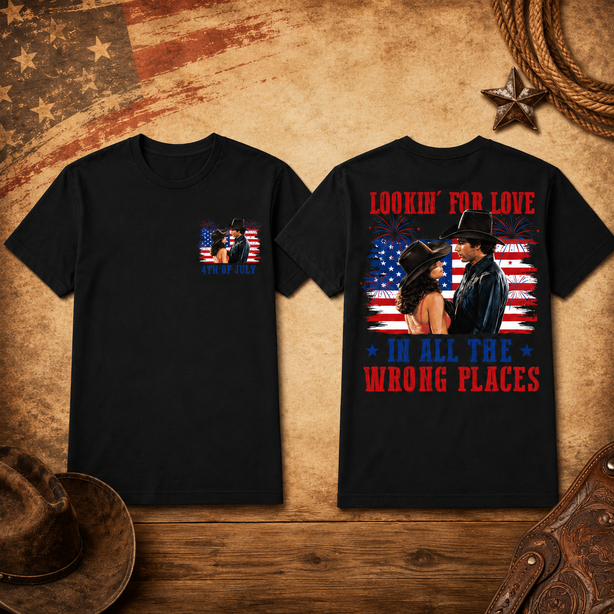 Urban Cowboy|Gilley's - Bud And Sissy ver 4th Of July