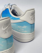 Cloud Blue Sky Cartoon Role t Custom Air Force 1