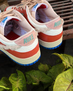 Hairy Swoosh Orange Light Green White Custom Air Force 1