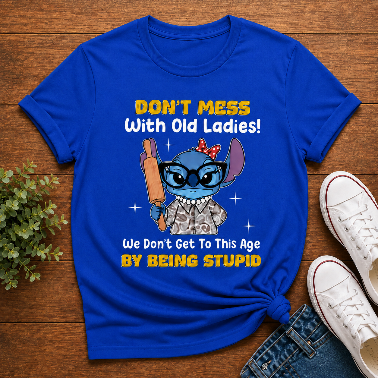 Disney|Stitch - DON'T MESS With Old Ladies!