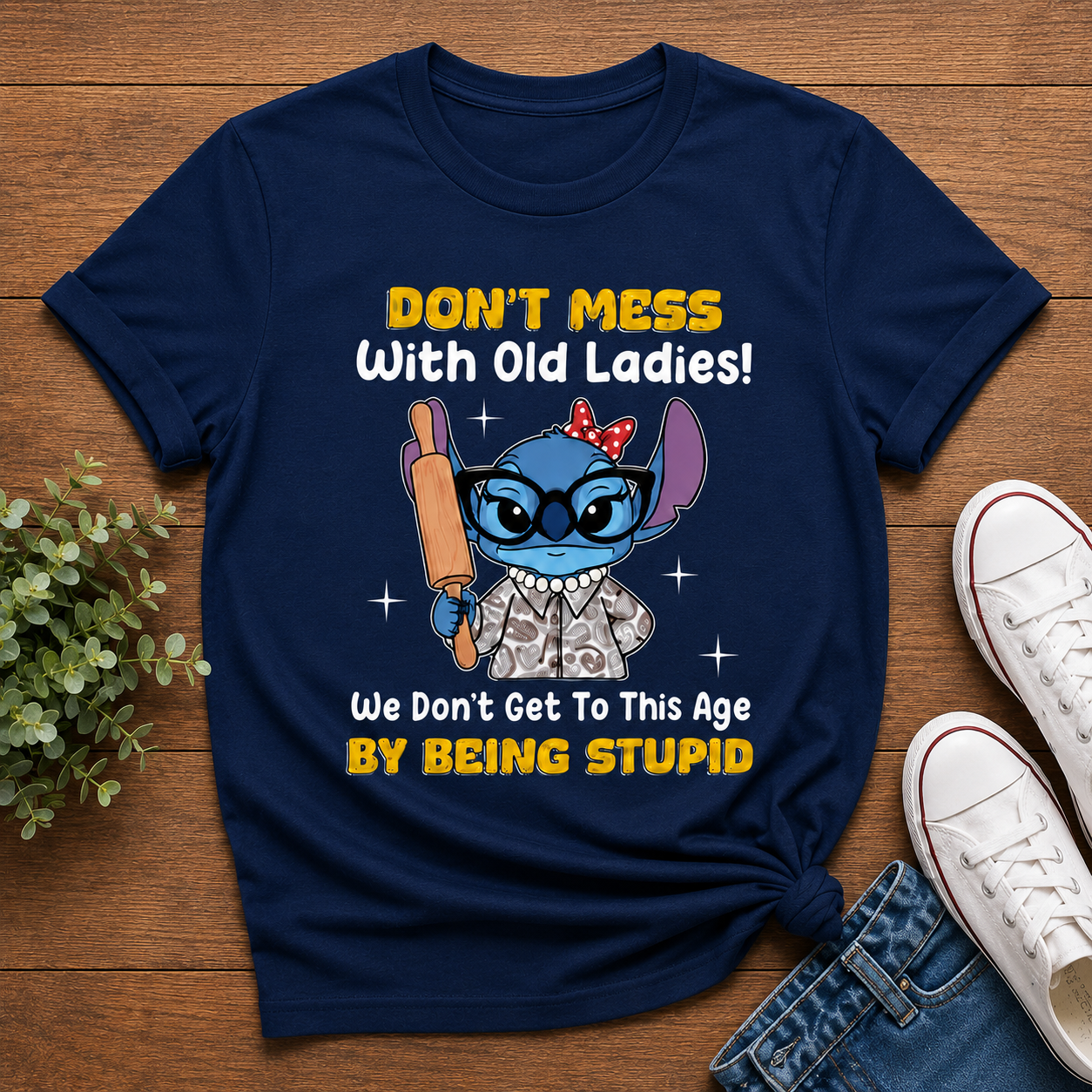 Disney|Stitch - DON'T MESS With Old Ladies!