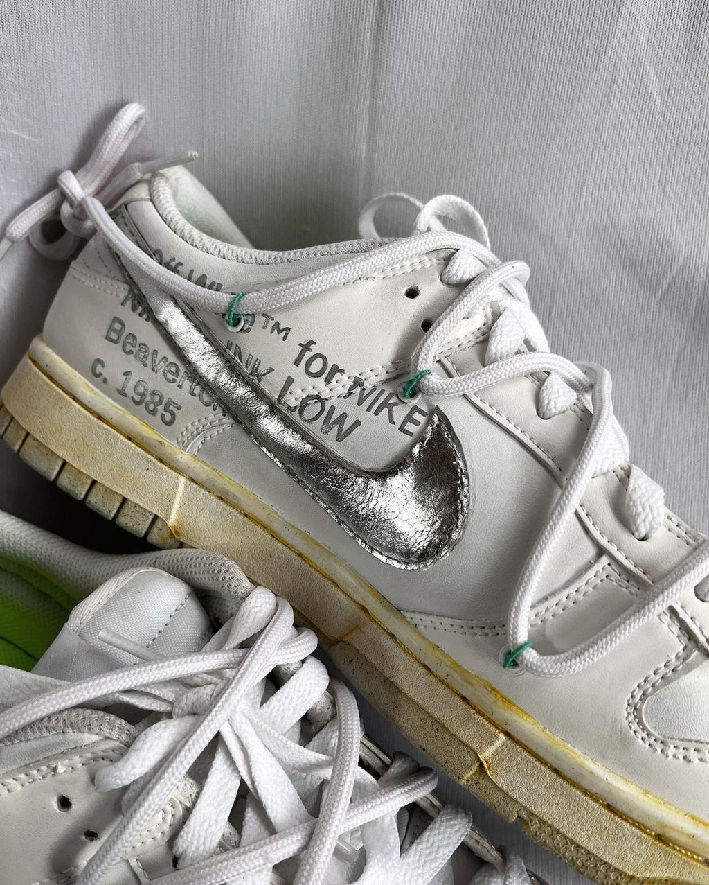 Classical Extra Lace  Luminous Swoosh Custom Air Force 1