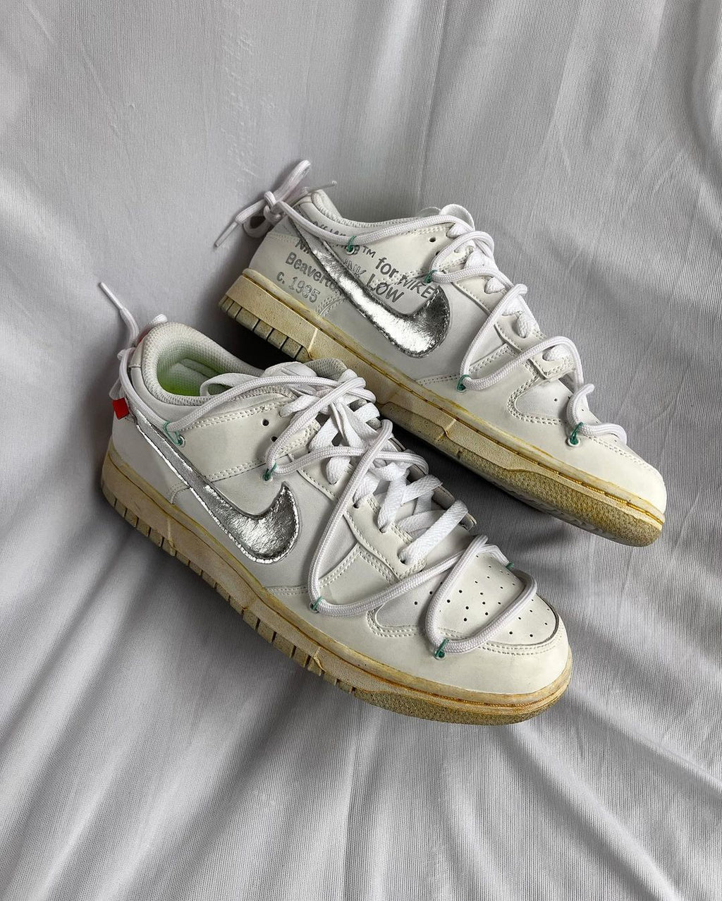 Classical Extra Lace  Luminous Swoosh Custom Air Force 1