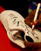 Red White Black Crown Custom Air Force 1