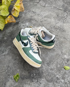 Camouflage Swoosh Green White Custom Air Force 1