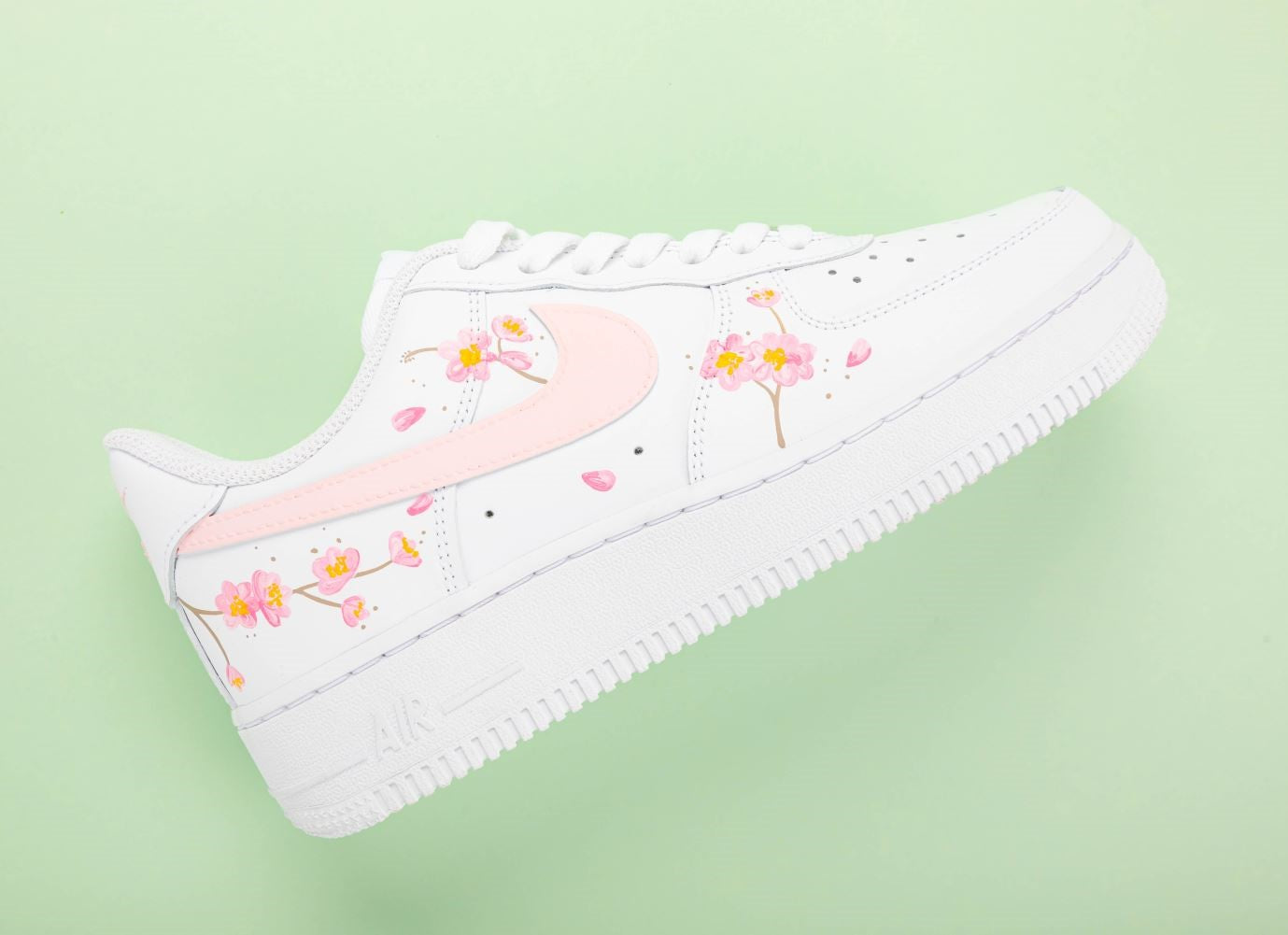Pink Peach Blossom Custom Air Force 1