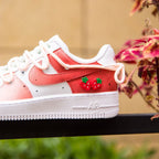 Red Strawberry Custom Air Force 1