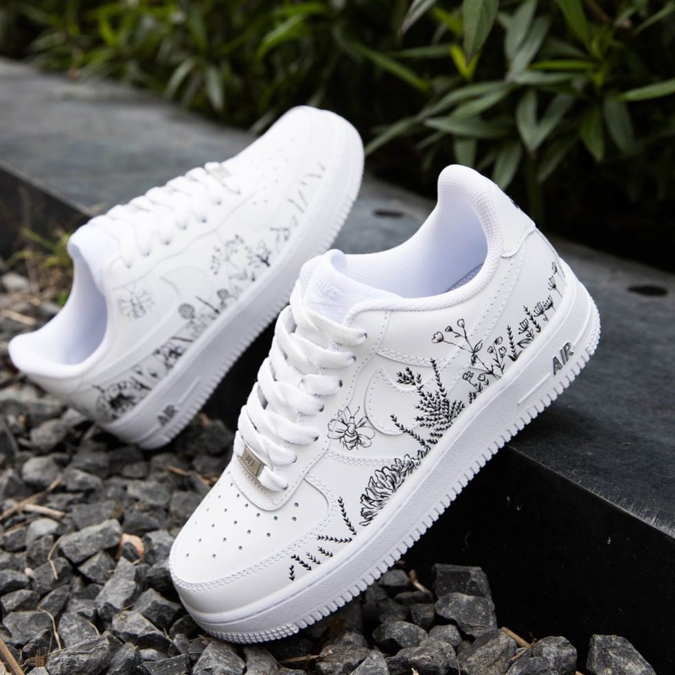 Sketch Doodle Custom Air Force 1