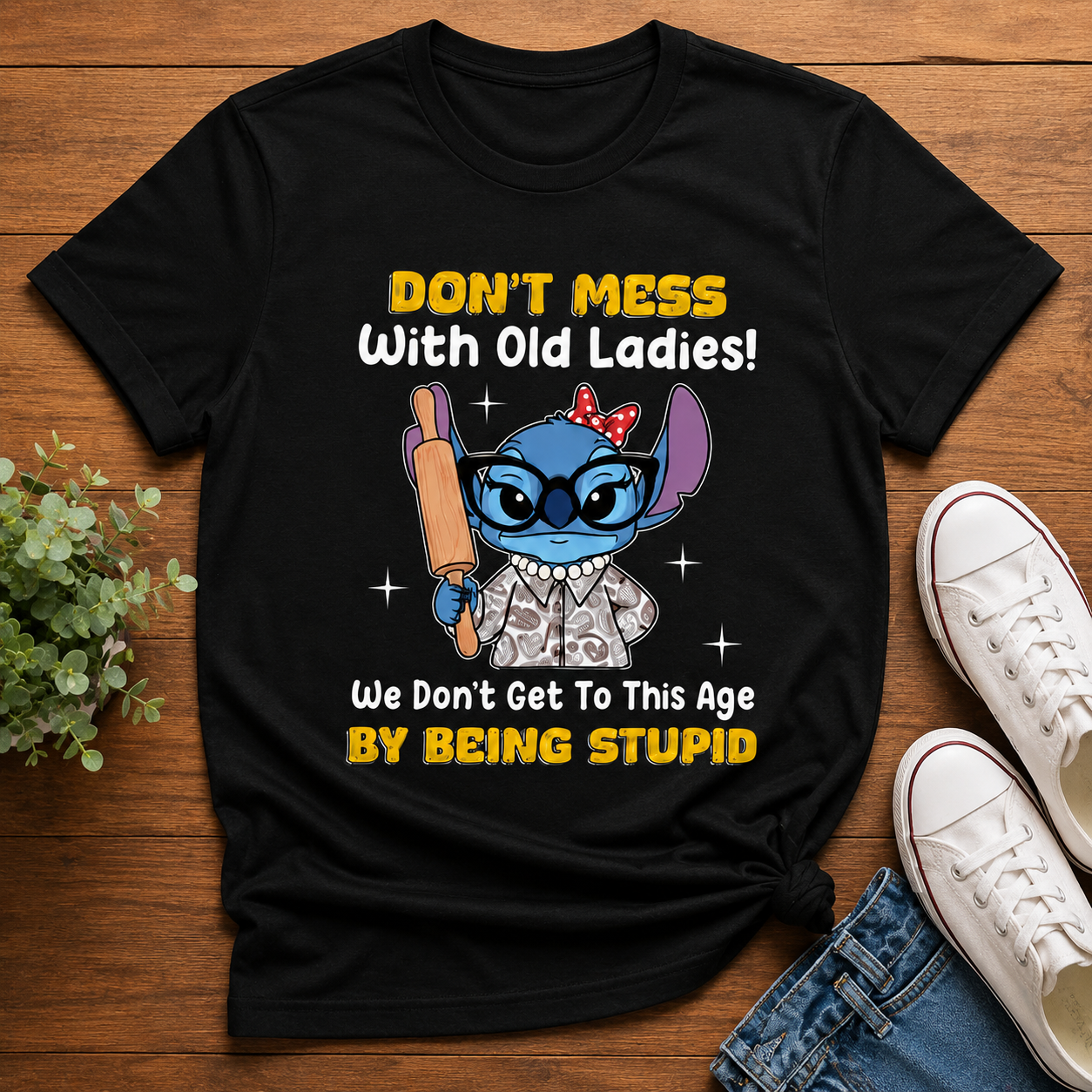 Disney|Stitch - DON'T MESS With Old Ladies!
