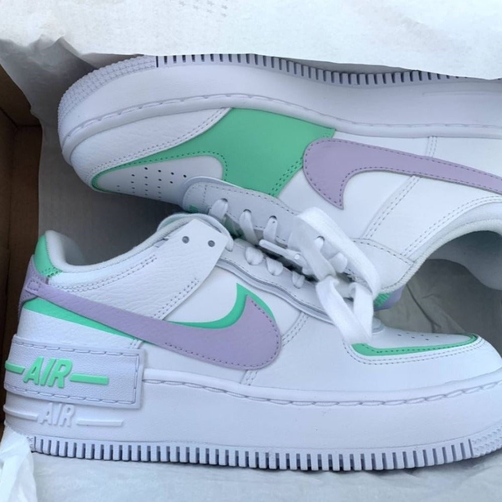 Green Grey Shadow Custom Air Force 1