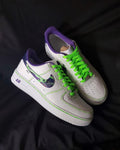 Purple Green White Custom Air Force 1