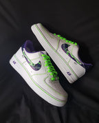 Purple Green White Custom Air Force 1