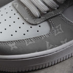 Royal Gray LV Custom Air Force 1