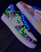 Paradise Sunny Florescent Light Red Green Blue Custom Air Force 1