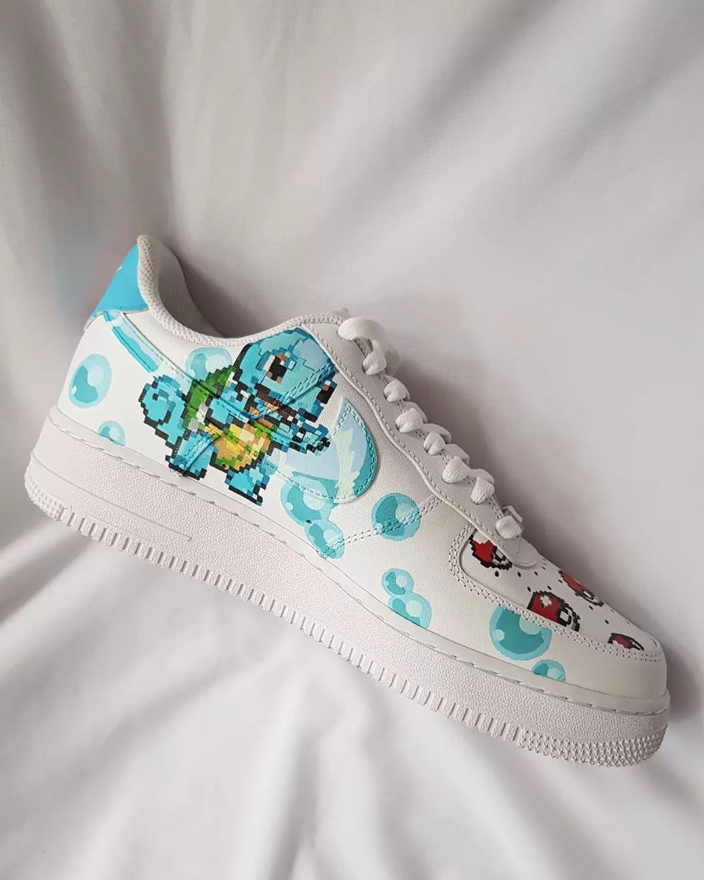 Cartoon Dragon Turtle Yellow Orange Blue Green Custom Air Force 1