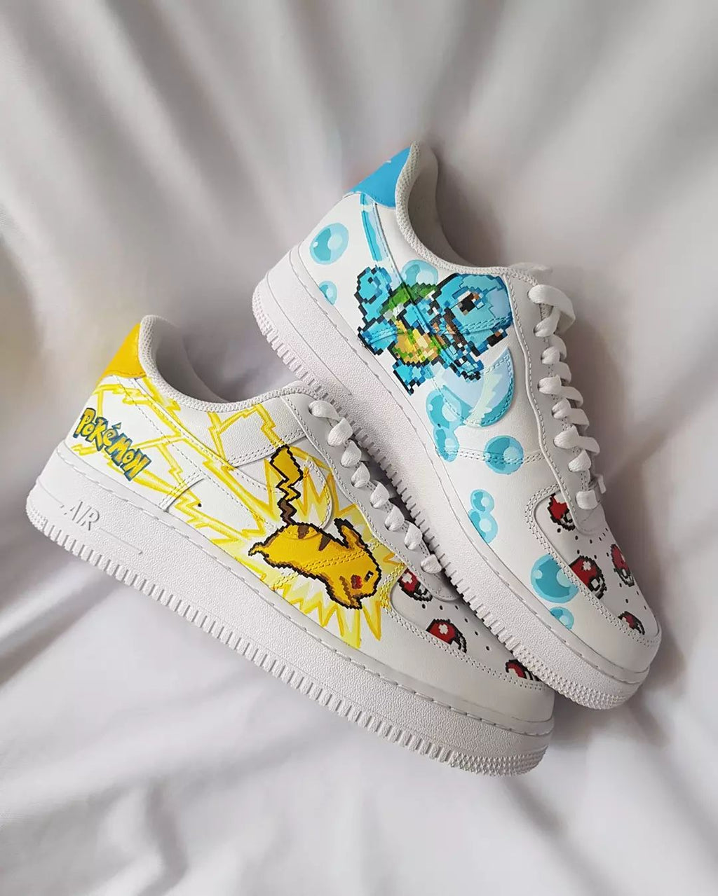 Cartoon Dragon Turtle Yellow Orange Blue Green Custom Air Force 1