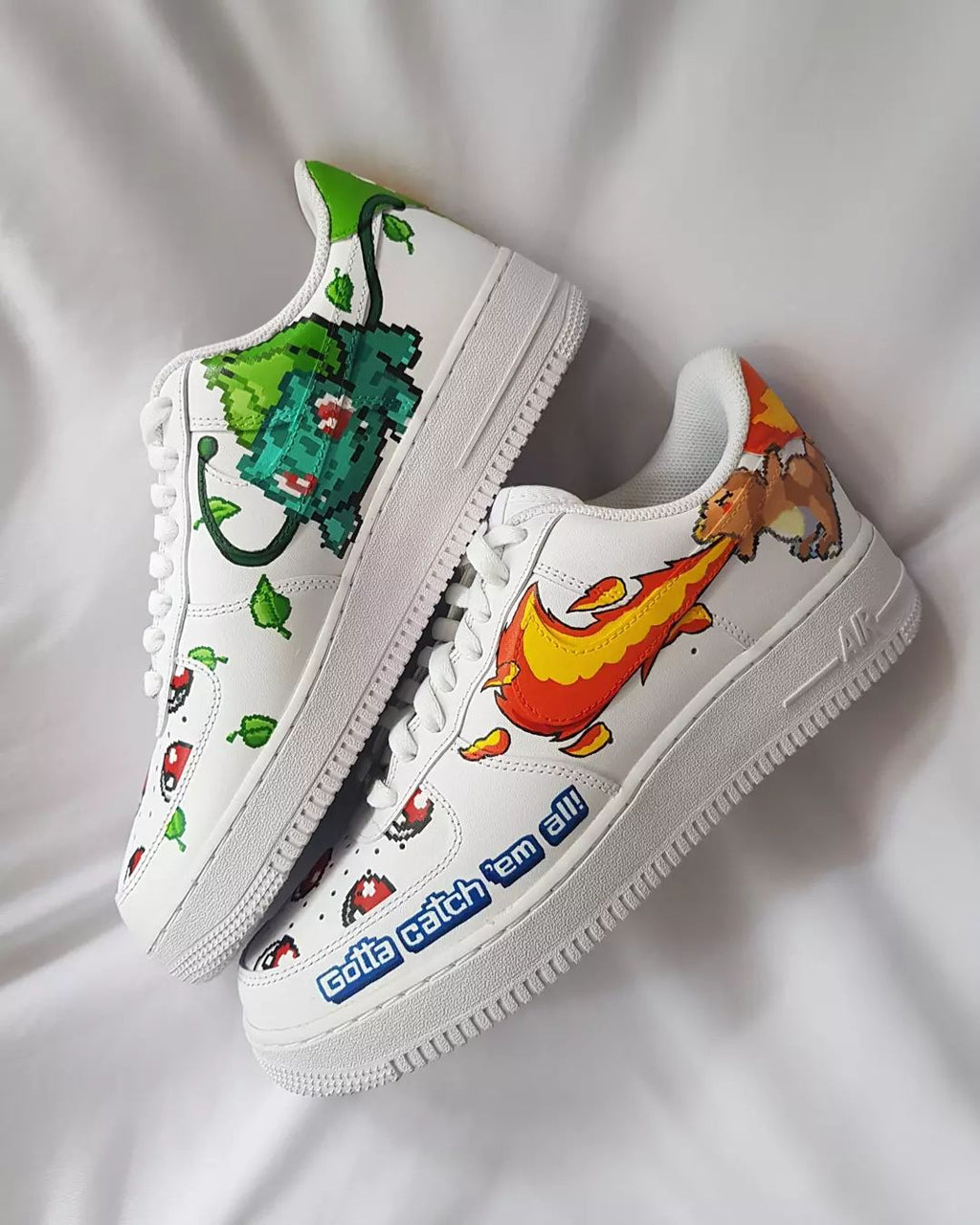 Cartoon Dragon Turtle Yellow Orange Blue Green Custom Air Force 1