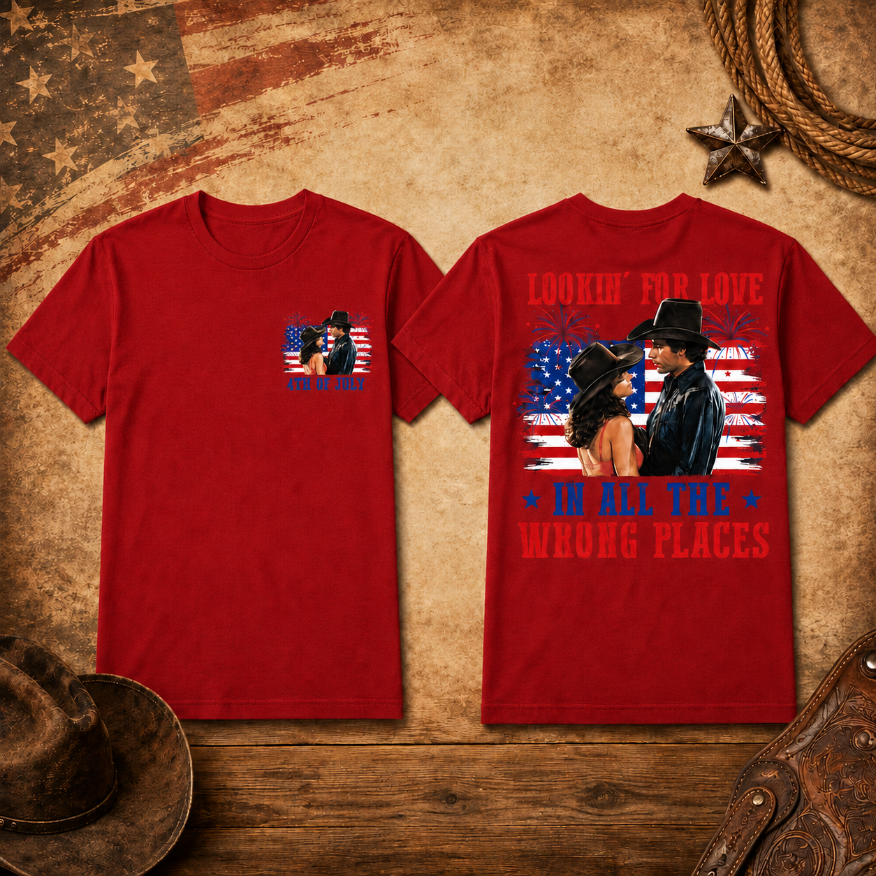 Urban Cowboy|Gilley's - Bud And Sissy ver 4th Of July