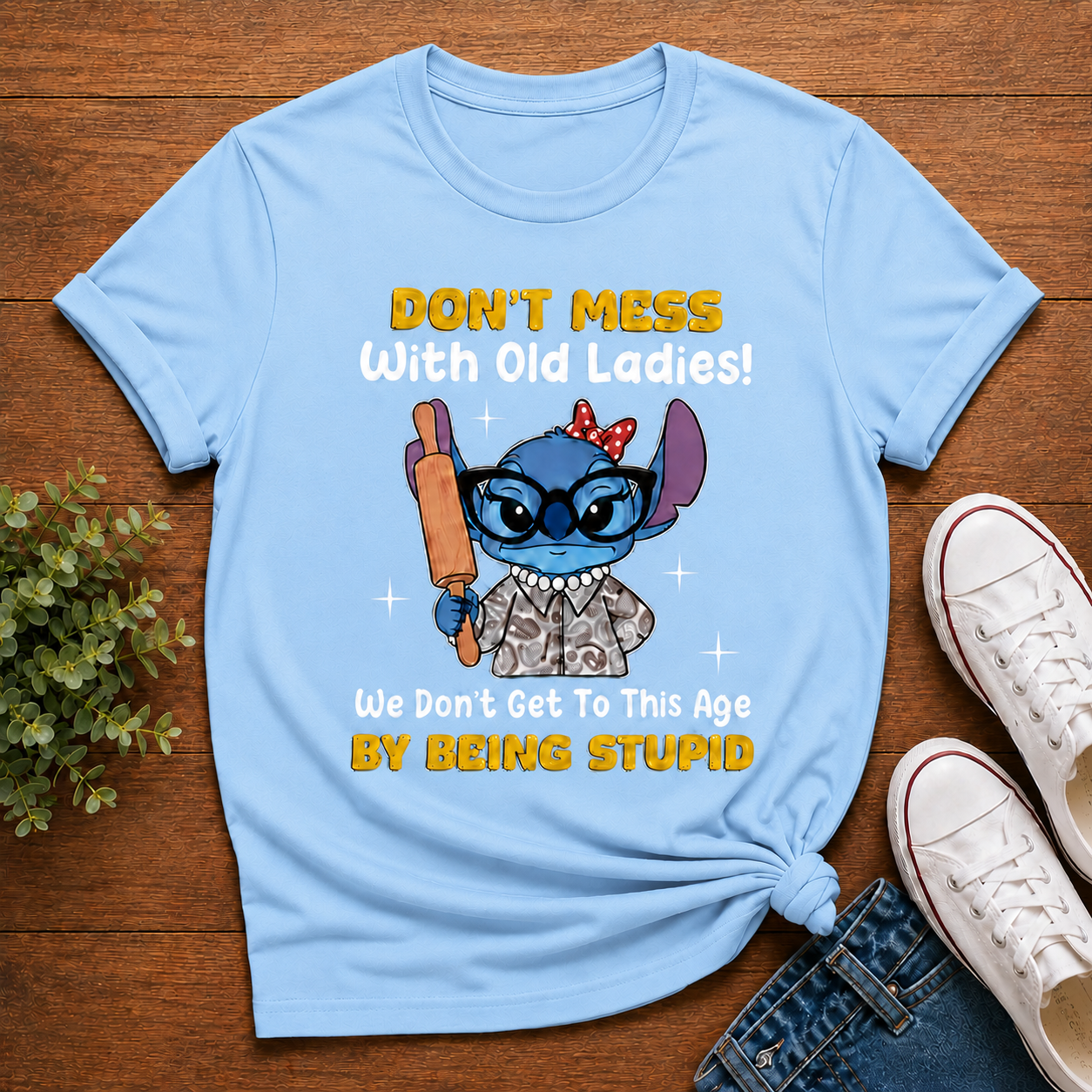 Disney|Stitch - DON'T MESS With Old Ladies!