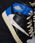Cartoon Role Black Dark Brown Custom Air Jordan 1