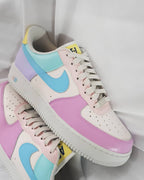 Blue Purple Pink Gold Custom Air Force 1
