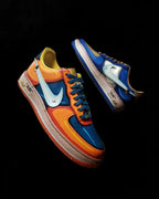Dark Blue Orange White Yellow Custom Air Force 1