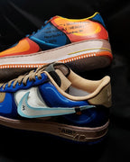 Dark Blue Orange White Yellow Custom Air Force 1