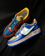Dark Blue Orange White Yellow Custom Air Force 1
