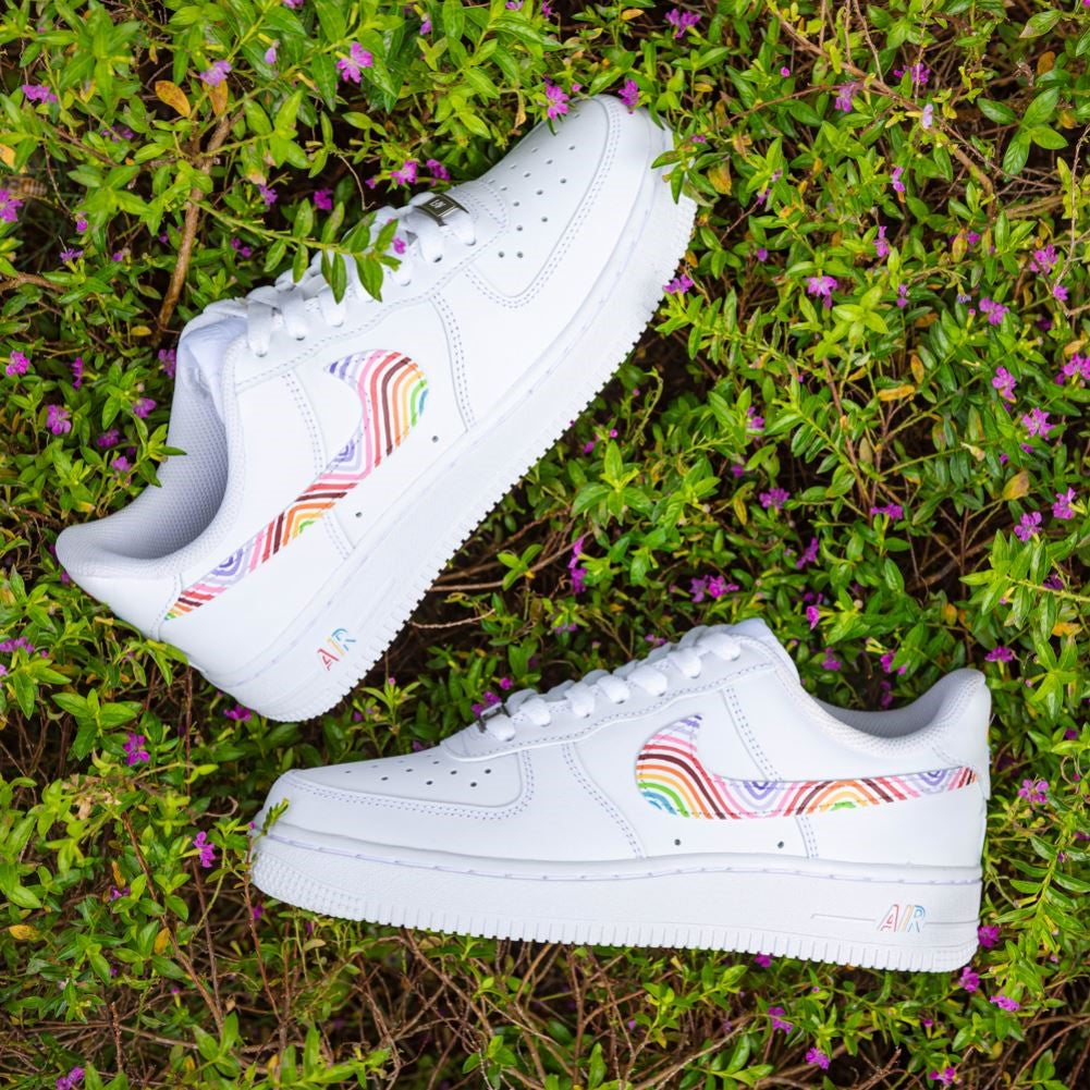 Rainbow Swirl Custom Air Force 1