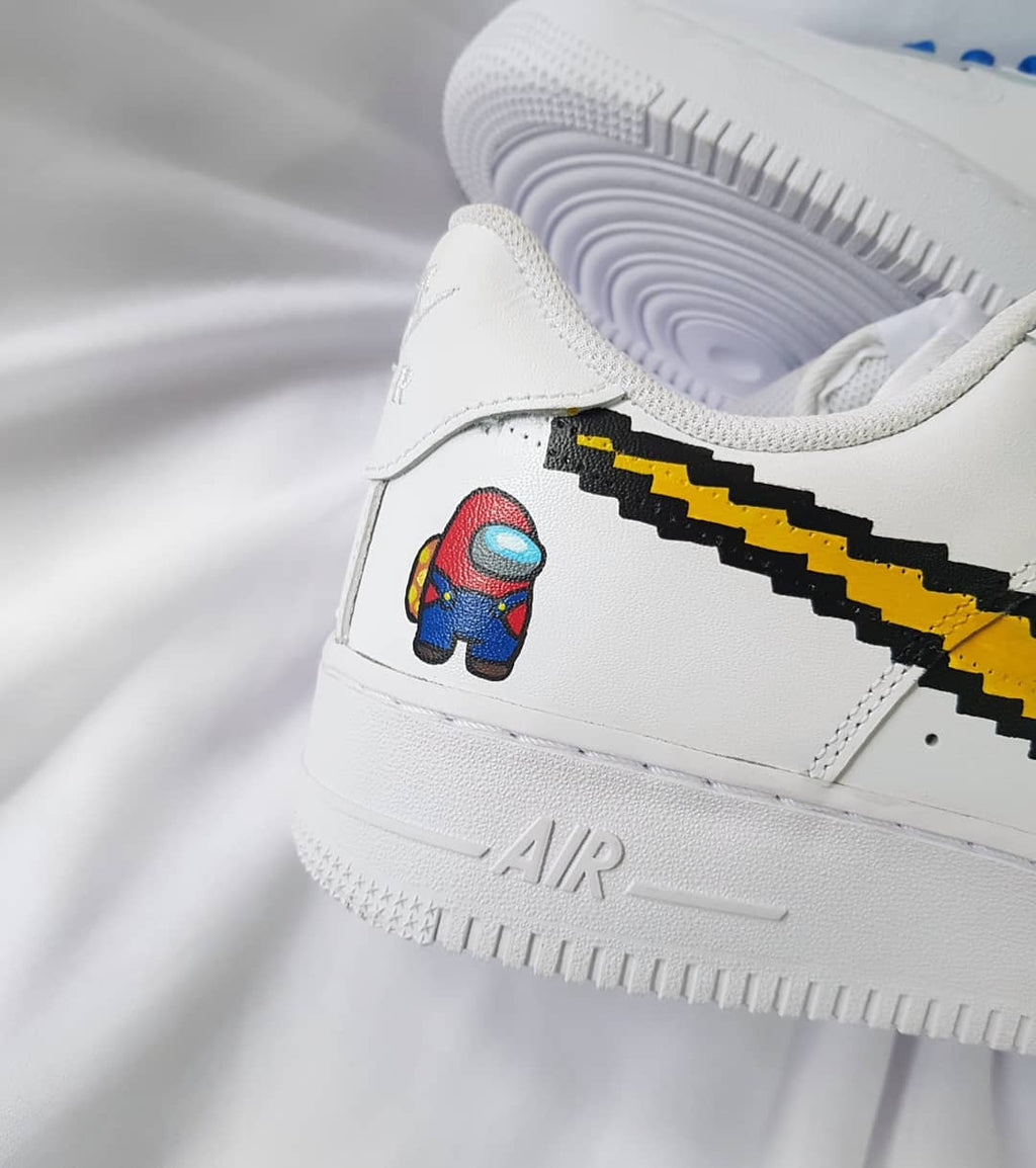 Cartoon Role Mushroom Yellow Custom Air Force 1