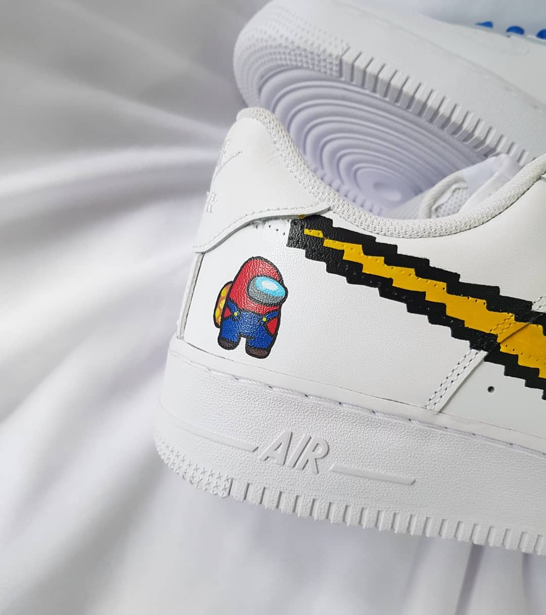 Cartoon Role Mushroom Yellow Custom Air Force 1