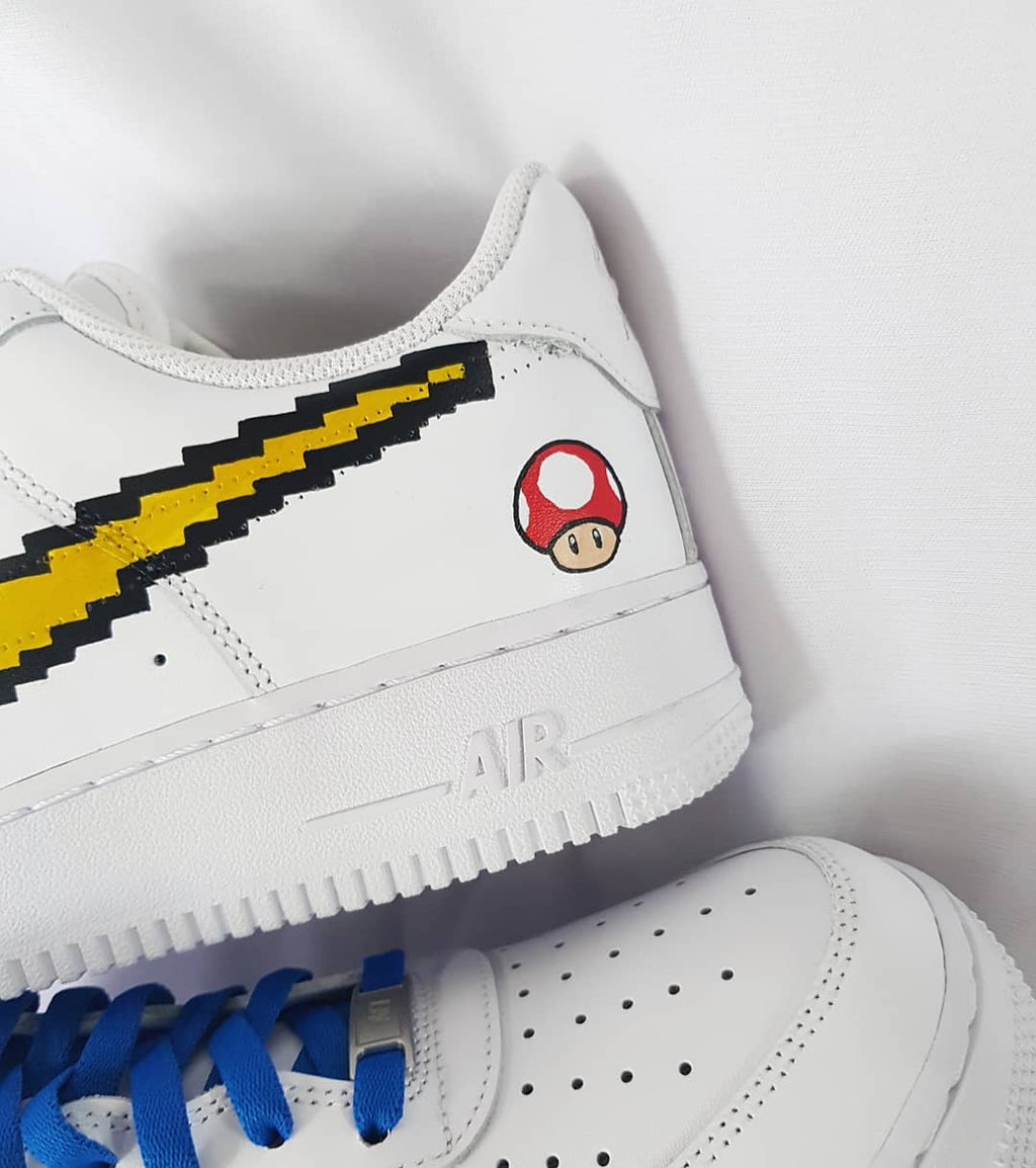 Cartoon Role Mushroom Yellow Custom Air Force 1
